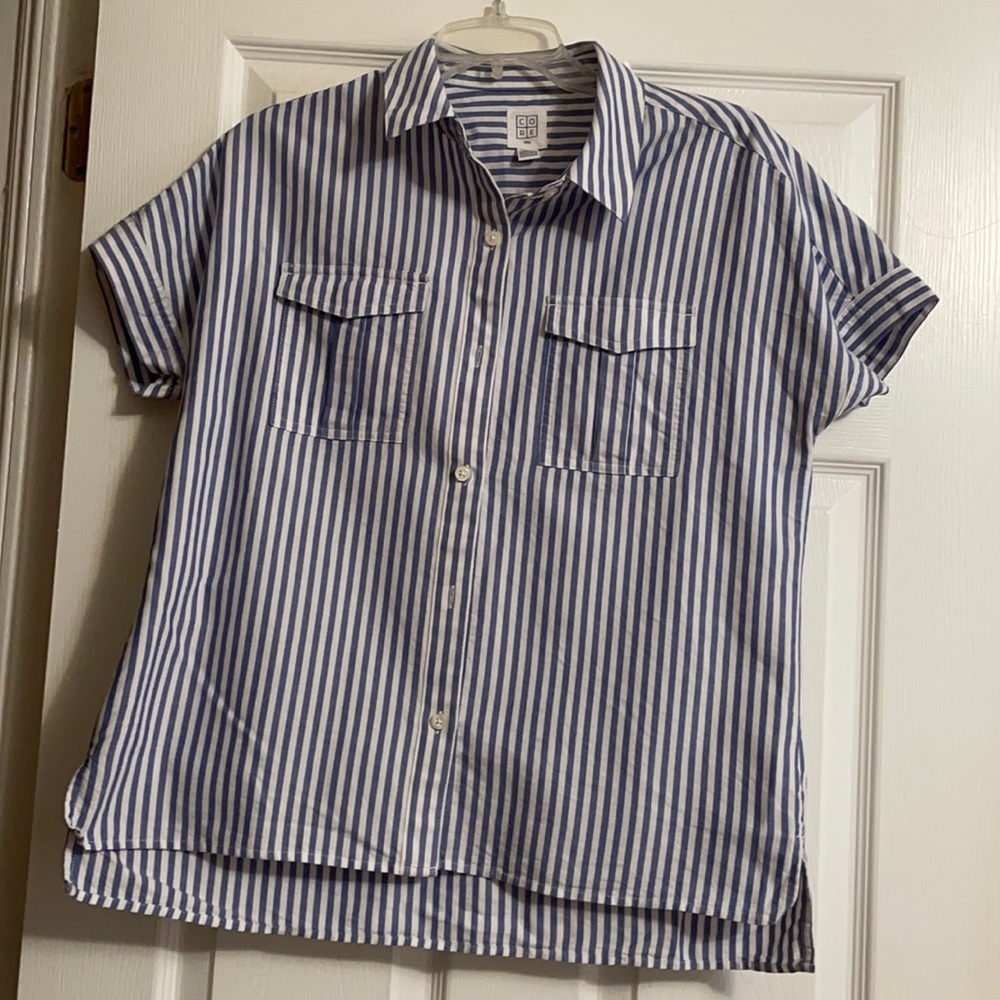 Core life short sleeve button down